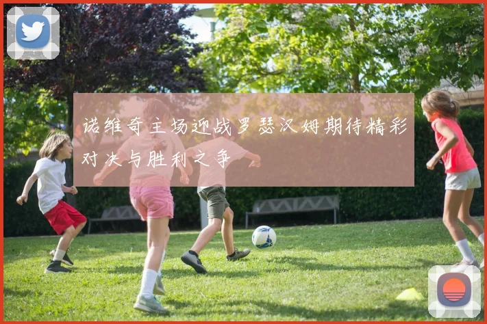 诺维奇主场迎战罗瑟汉姆期待精彩对决与胜利之争